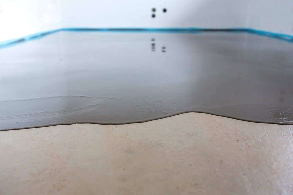 installing concrete floor