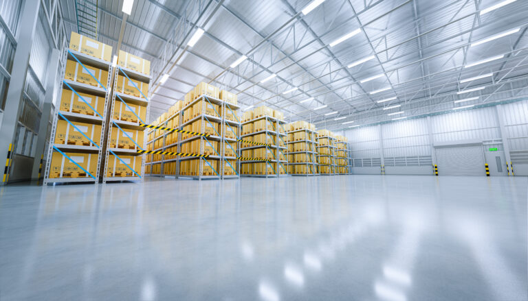 Distribution centre with new flooring